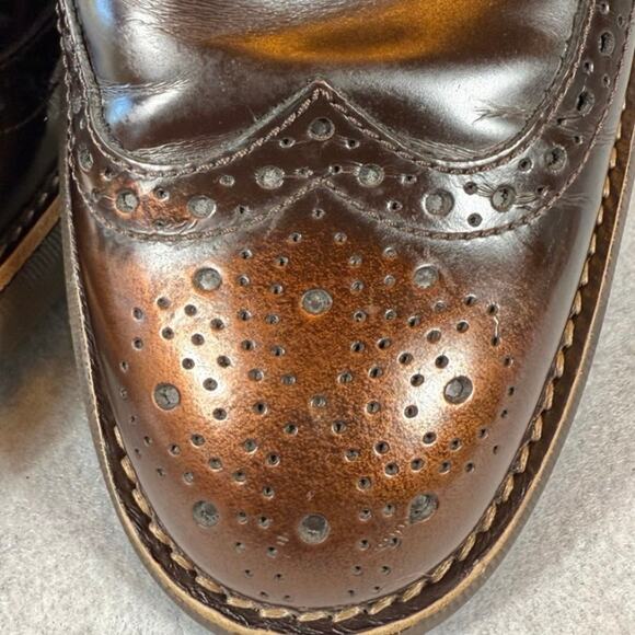 Sperry Mens Oxford Wingtip Shoes Top Sider Gold Cup Bellingham Size 7.5M Loafers main image 7